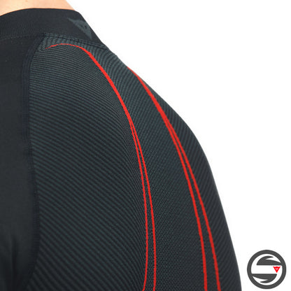 NO WIND THERMO LS 606 TEE BLACK RED