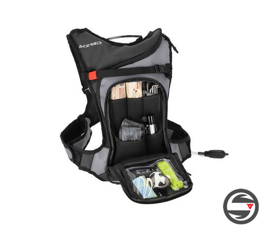 SENTER BACKPACK 2 LT. ACERBIS 319 BLACK GREY