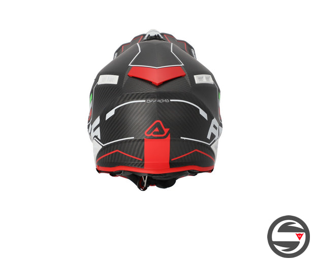 CASCO STEEL CARBON ECE 22.06 323 ITALY BLACK RED GREEN
