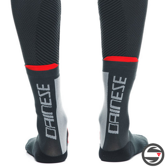 THERMO MID SOCKS 606 BLACK RED