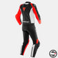 MISTEL 2PCS SUIT 79A BLACK WHITE LAVA-RED