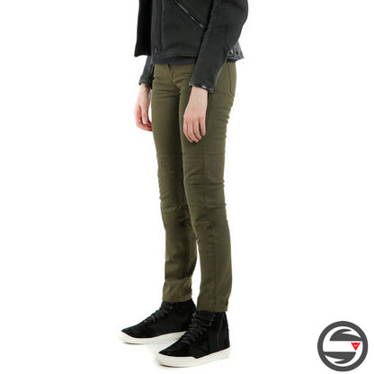 CASUAL SLIM LADY TEX PANTS 118 OLIVE DAINESE