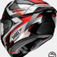 X-SPR PRO ESCALATE TC1 BLACK RED GLOSS ECE 22.06