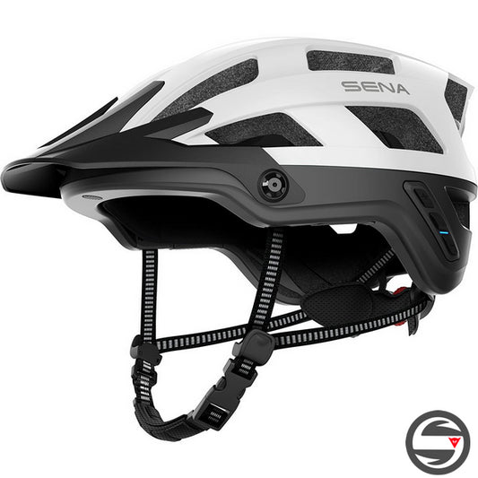M1 SMART MTB HELMET SENA MATT WHITE