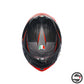 K6 S AGV E2206 MPLK 014 SLASHCUT BLACK/GREY/RED ECE 22.06