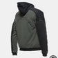 DAEMON-X SAFETY HOODIE FULL ZIP 731 GREEN/BLACK