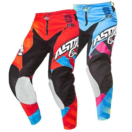 ALPINES. YOUTH RACER PANT 37 RED BLUE
