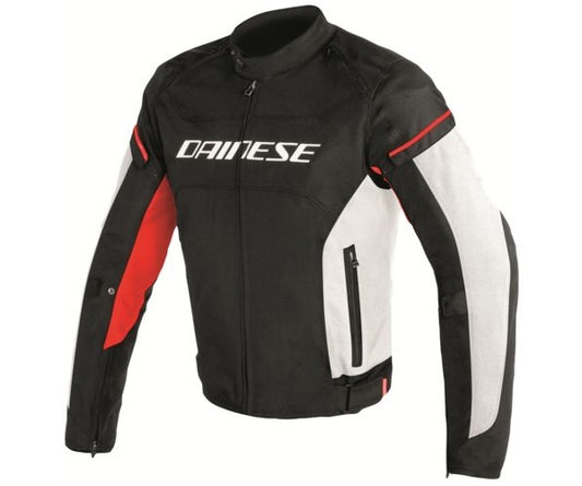 D-FRAME TEX JACKET 858 BLACK WHITE RED