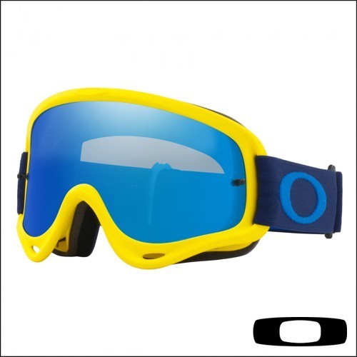 OAKL NEW O-FRAME YEL NAVY IRIDIUM+CLEAR (7029-38)