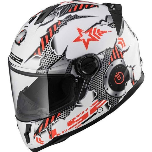 FF392 JUNIOR MACHINE WHITE RED