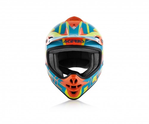 CASCO IMPACT JUNIOR 3.0 243 BLU/ARANCIO