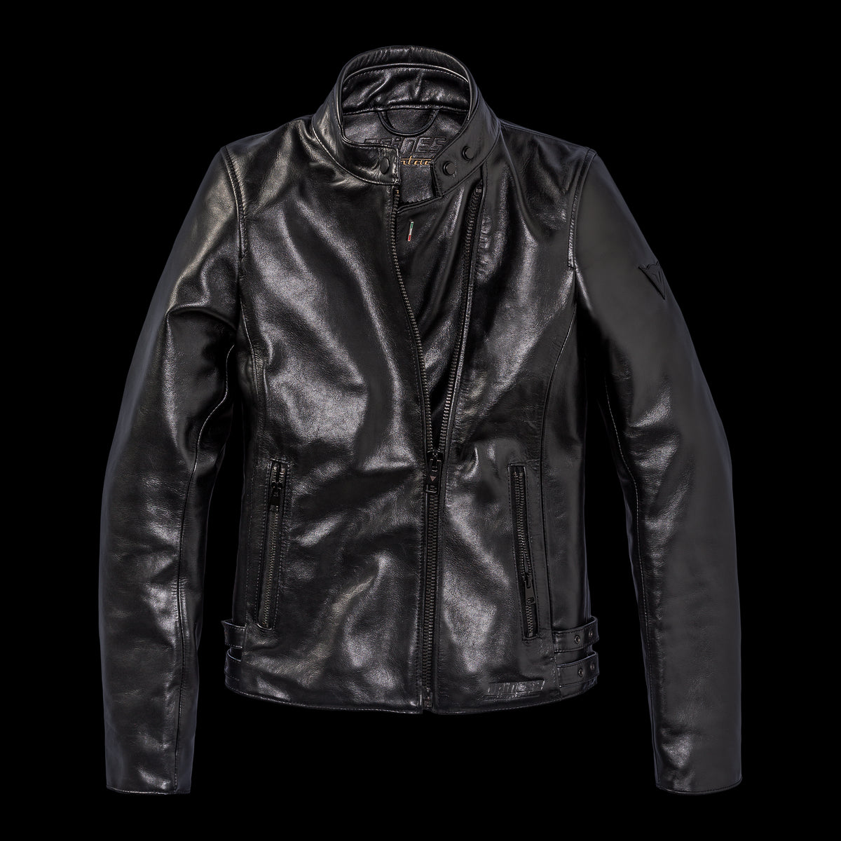 CHIODO72 LADY LEATHER JACKET BLACK