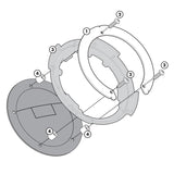 BF30 FLANGIA TANKLOCK PER CBR1000RR 2017