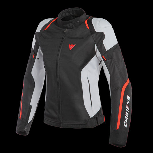 AIR MASTER LADY TEX JACKET Z28 BLACK GLACIER-GRAY RED