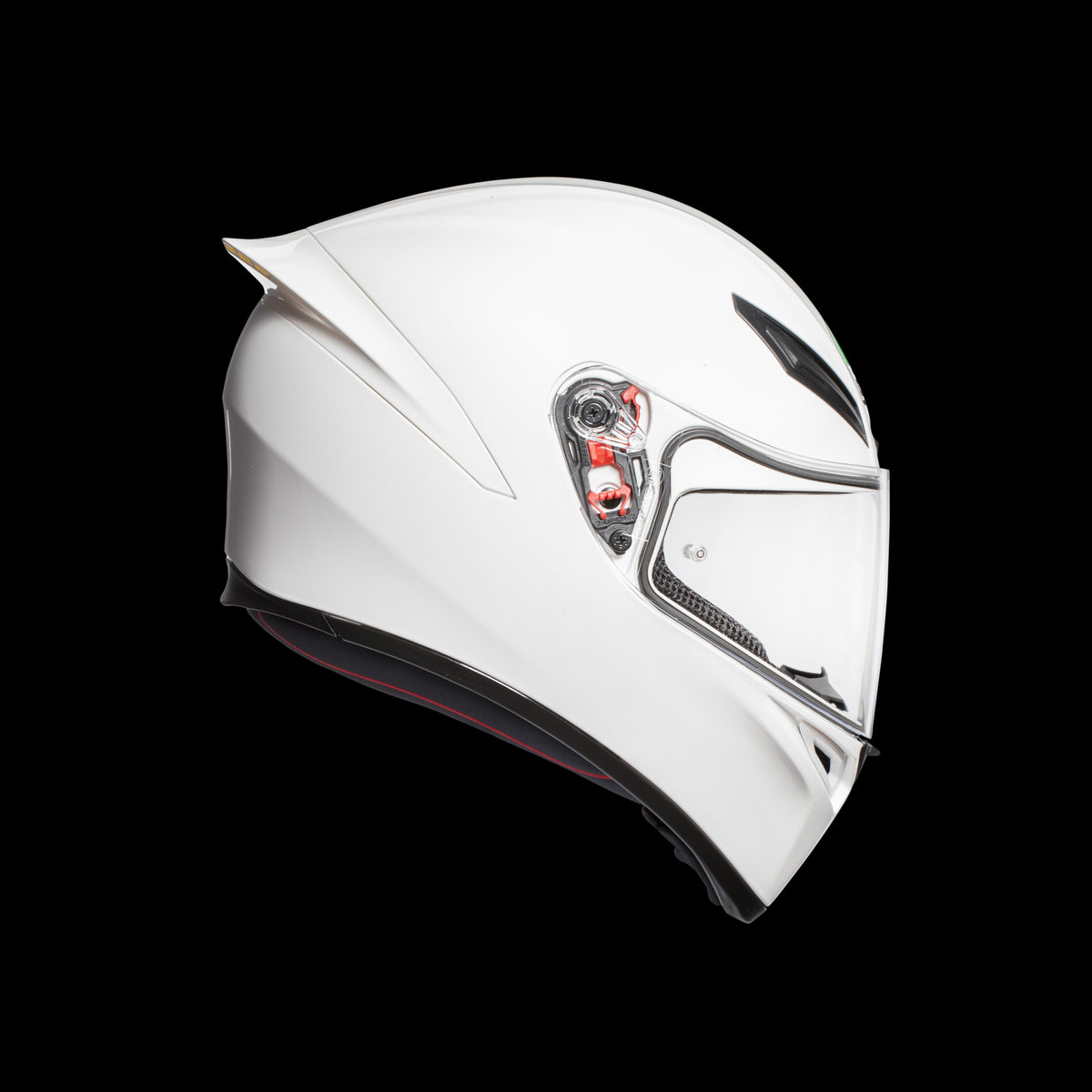 K1 AGV SOLID 001 WHITE GLOSS