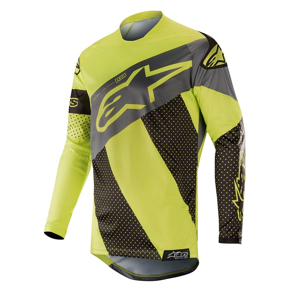 ALPINES. RACER TECH ATOMIC JERSEY 1511 BLACK YELLOW (3762019)