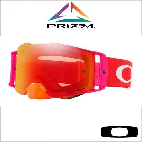 OAKL FRONT LINE MX PINNED RACE ORANGE RED PRIZM TORCH (7087-19)