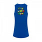 VRWTT352316 TANK TOP WOMAN BLUE TURQUOISE POP ART