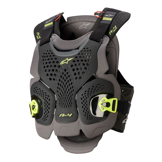 A-4 MAX CHEST PROTECTOR 1155 BLACK YELLOW