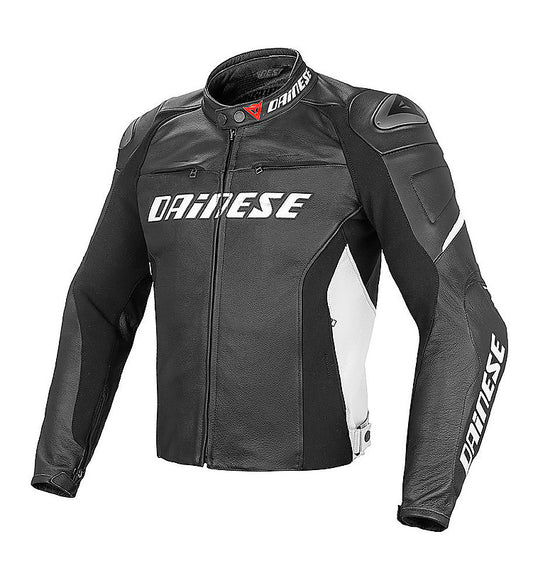 RACING D1 JACKET BLACK BLACK WHITE