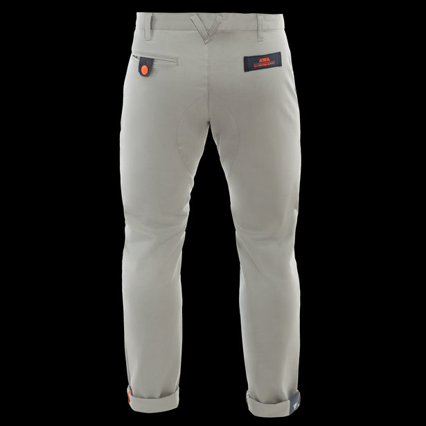 AWA BLACK PANTS 02B DRIZZLE GRAY ORANGE