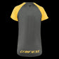 HG RAMLA SS WOMAN TEE 49D DARK-GRAY YELLOW