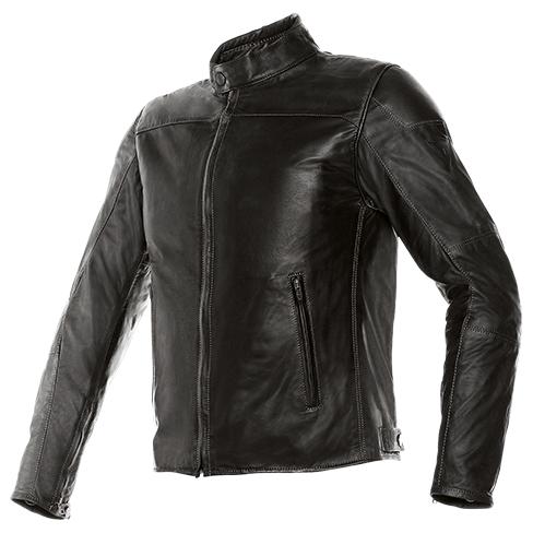 MIKE LADY LEATHER JACKET 001 BLACK