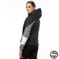 HP CRUST WMN JACKET 82F BLACK TAPS CHARCOAL GRAY STAR WHITE
