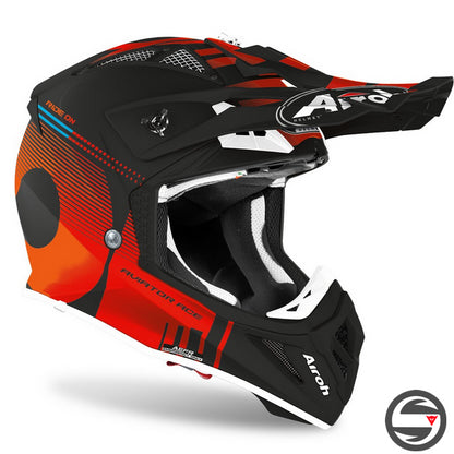 AIROH AVIATOR ACE NEMESI ORANGE MATT AVAN32