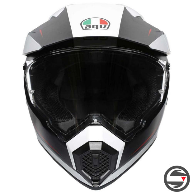 AX9 MULTI PLK 003 PAC. R. MATT BLACK WHITE RED