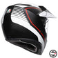 AX9 MULTI PLK 003 PAC. R. MATT BLACK WHITE RED