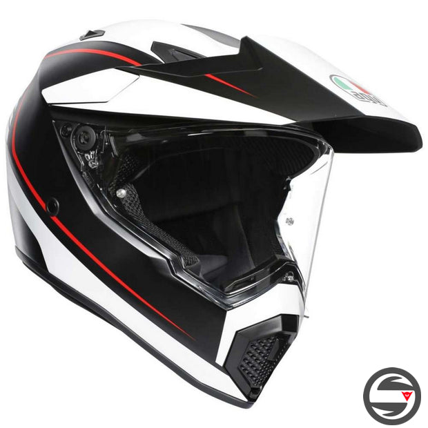 AX9 MULTI PLK 003 PAC. R. MATT BLACK WHITE RED
